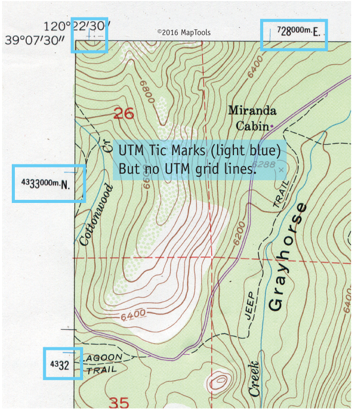 How To Read Utm Coordinates On A Topographic Map UTM Coordinates on USGS Topographic Maps