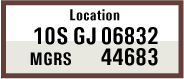 GPS Display MGRS