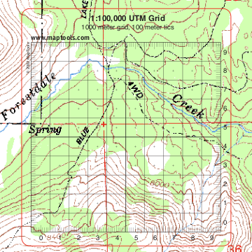 MapTools Product -- 1:100,000 Scale UTM Grid